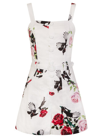 Potěšte se tímto kouskem Dedoles Bílý letní retro overal